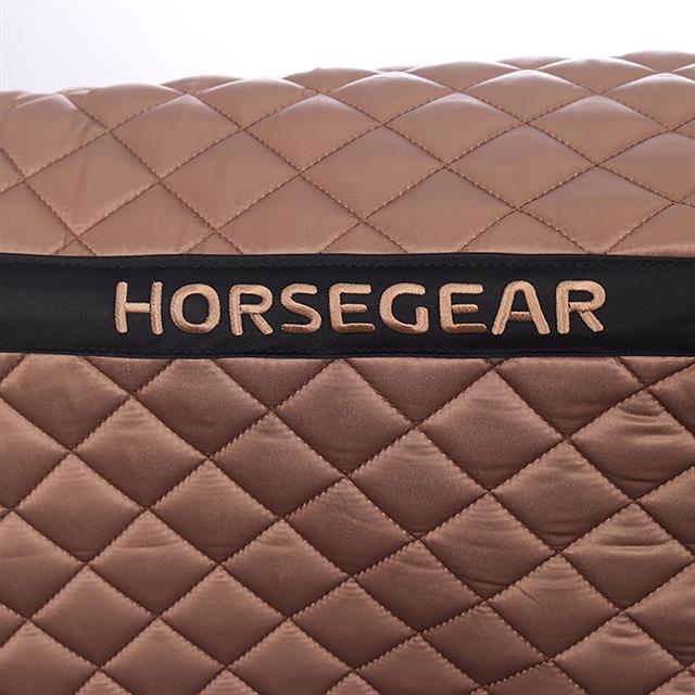 Tapis de selle HGBushey Polyvalence HORSEGEAR Marron moyen