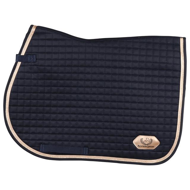 Tapis de selle HGEquitatus HORSEGEAR Bleu foncé