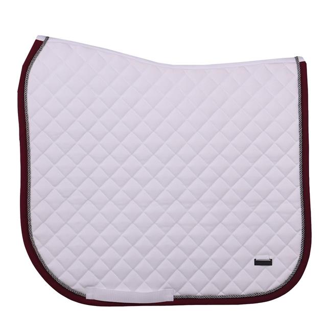 Tapis de selle HGKemble Dressage HORSEGEAR Blanc-rouge