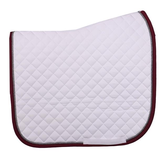 Tapis de selle HGKemble Dressage HORSEGEAR Blanc-rouge