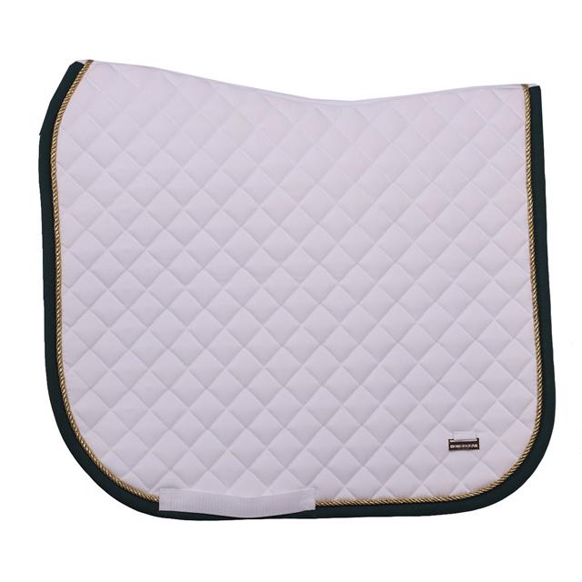 Tapis de selle HGKemble Dressage HORSEGEAR Blanc-vert