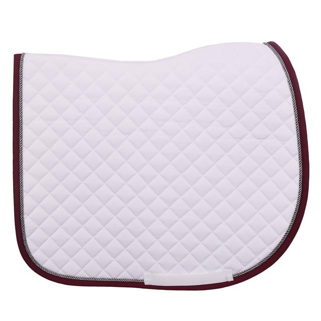 Tapis de selle HGKemble Polyvalence HORSEGEAR Blanc-rouge