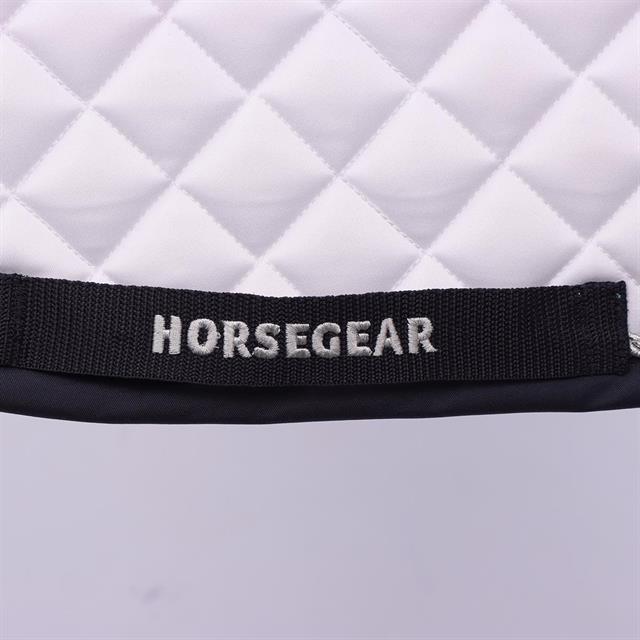 Tapis de selle HGRatfort Dressage HORSEGEAR Blanc-bleu foncé