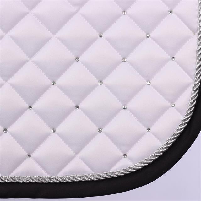 Tapis de selle HGRatfort Dressage HORSEGEAR Blanc-noir