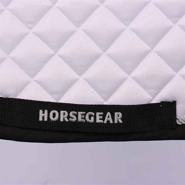 Tapis de selle HGRatfort Dressage HORSEGEAR Blanc-noir