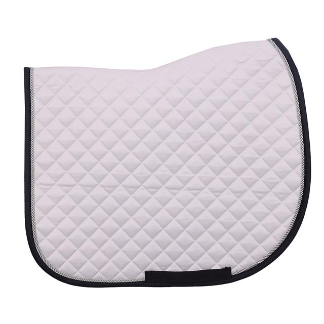 Tapis de selle HGRatfort Polyvalence HORSEGEAR Blanc-bleu foncé