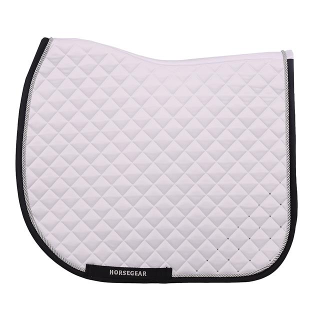 Tapis de selle HGRatfort Polyvalence HORSEGEAR Blanc-noir