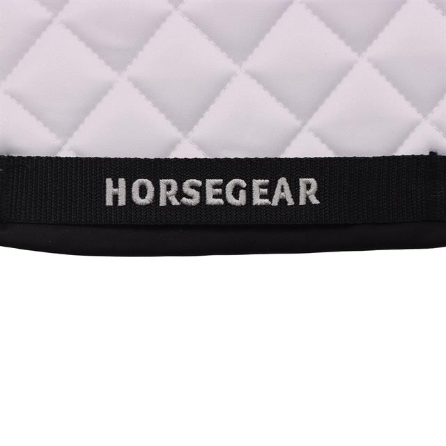 Tapis de selle HGRatfort Polyvalence HORSEGEAR Blanc-noir