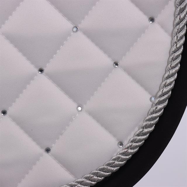 Tapis de selle HGRatfort Polyvalence HORSEGEAR Blanc-noir