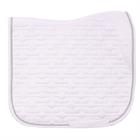 Tapis de selle HGSedgehill Dressage HORSEGEAR Blanc-argenté
