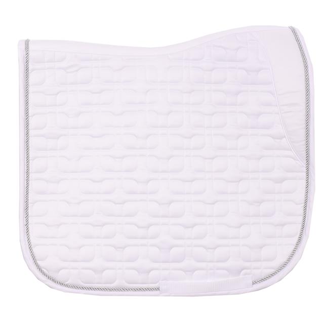 Tapis de selle HGSedgehill Dressage HORSEGEAR Blanc-argenté