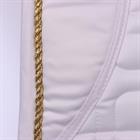 Tapis de selle HGSedgehill Dressage HORSEGEAR Blanc-doré