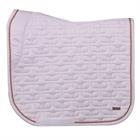 Tapis de selle HGSedgehill Dressage HORSEGEAR Blanc-rose