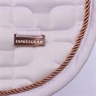 Tapis de selle HGSedgehill Dressage HORSEGEAR Blanc-rose