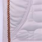 Tapis de selle HGSedgehill Dressage HORSEGEAR Blanc-rose