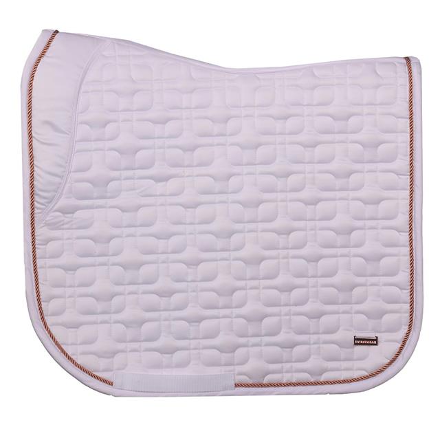 Tapis de selle HGSedgehill Dressage HORSEGEAR Blanc-rose