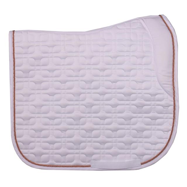 Tapis de selle HGSedgehill Dressage HORSEGEAR Blanc-rose