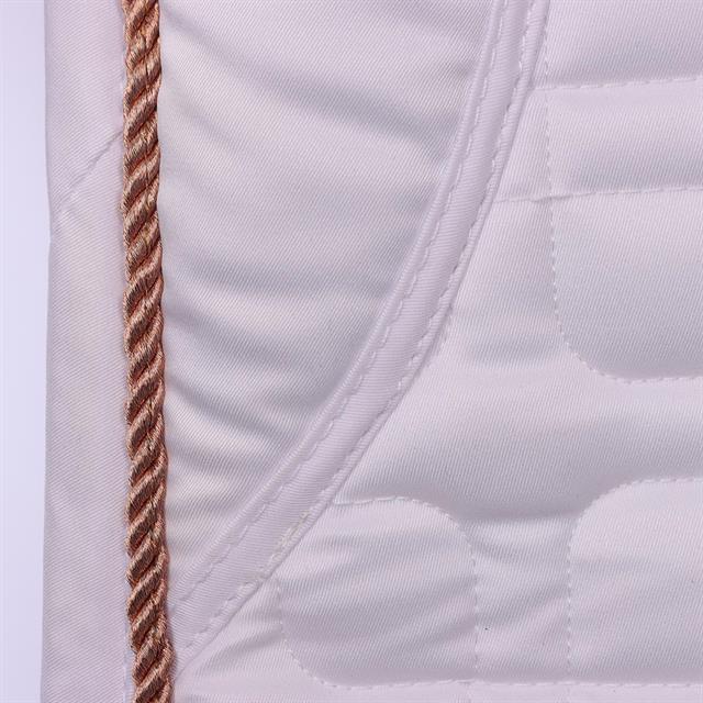 Tapis de selle HGSedgehill Dressage HORSEGEAR Blanc-rose