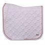 Tapis de selle HGSedgehill Dressage HORSEGEAR Blanc-rose