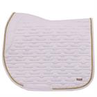 Tapis de selle HGSedgehill Polyvalence HORSEGEAR Blanc-doré