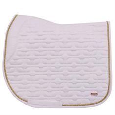 Tapis de selle HGSedgehill Polyvalence HORSEGEAR Blanc-doré
