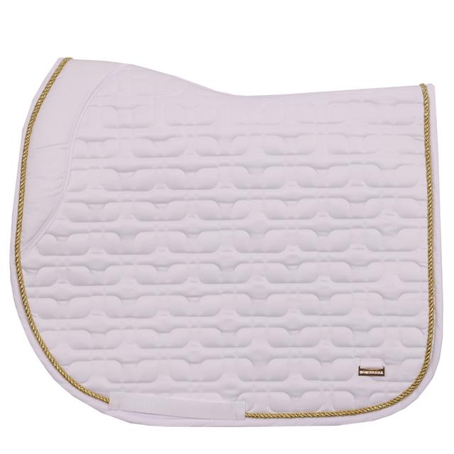 Tapis de selle HGSedgehill Polyvalence HORSEGEAR Blanc-doré