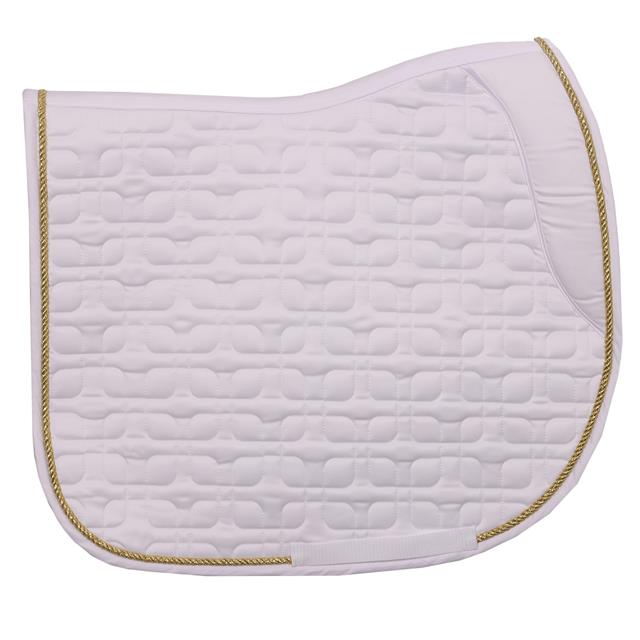 Tapis de selle HGSedgehill Polyvalence HORSEGEAR Blanc-doré