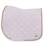 Tapis de selle HGSedgehill Polyvalence HORSEGEAR Blanc-rose