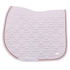 Tapis de selle HGSedgehill Polyvalence HORSEGEAR Blanc-rose