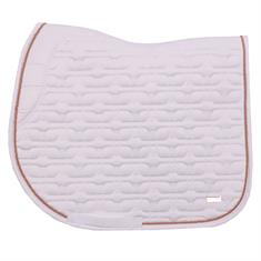 Tapis de selle HGSedgehill Polyvalence HORSEGEAR Blanc-rose