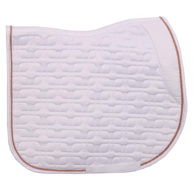 Tapis de selle HGSedgehill Polyvalence HORSEGEAR Blanc-rose