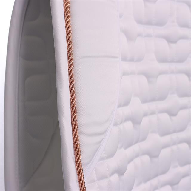 Tapis de selle HGSedgehill Polyvalence HORSEGEAR Blanc-rose