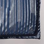 Tapis de selle HGVelvet Stripe HORSEGEAR Bleu foncé