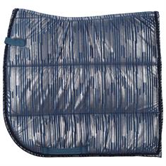 Tapis de selle HGVelvet Stripe HORSEGEAR Bleu foncé