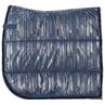 Tapis de selle HGVelvet Stripe HORSEGEAR Bleu foncé
