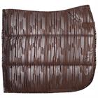 Tapis de selle HGVelvet Stripe HORSEGEAR Marron