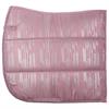 Tapis de selle HGVelvet Stripe HORSEGEAR Mauve clair