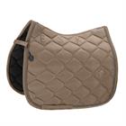 Tapis de selle Highgloss Pearls Dressage Eskadron Marron clair