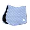 Tapis de selle Jumping Onion Quilt 3D Logo Kentucky Bleu clair