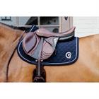 Tapis de selle Jumping Onion Quilt 3D Logo Kentucky Bleu foncé