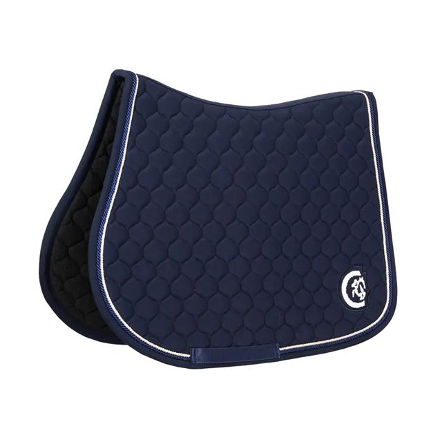 Tapis de selle Jumping Onion Quilt 3D Logo Kentucky Bleu foncé