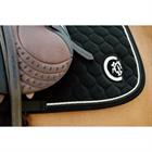Tapis de selle Jumping Onion Quilt 3D Logo Kentucky Noir