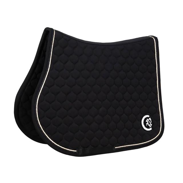 Tapis de selle Jumping Onion Quilt 3D Logo Kentucky Noir