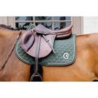 Tapis de selle Jumping Onion Quilt 3D Logo Kentucky Vert
