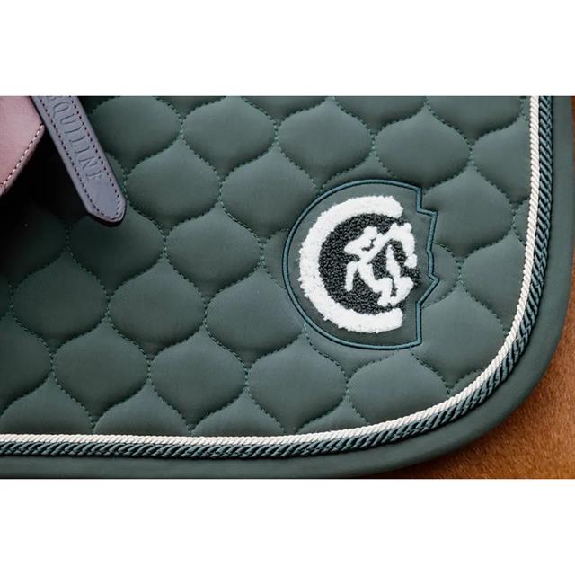 Tapis de selle Jumping Onion Quilt 3D Logo Kentucky Vert