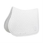 Tapis de selle Jumping Plaited 3D Logo Kentucky Blanc