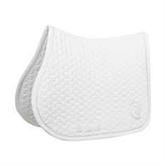 Tapis de selle Jumping Plaited 3D Logo Kentucky Blanc