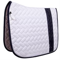 Tapis de selle Kae QHP Blanc-noir