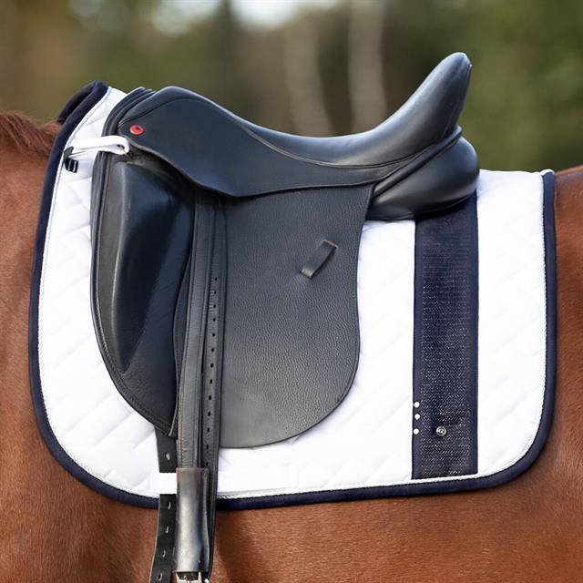 Tapis de selle Kae QHP Blanc-noir