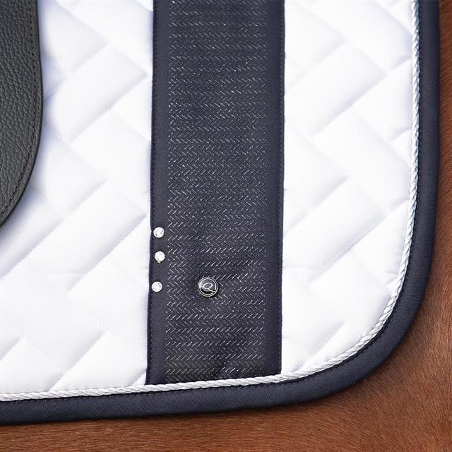Tapis de selle Kae QHP Blanc-noir